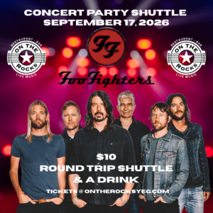 FOO FIGHTERS CONCERT PARTY SHUTTLE