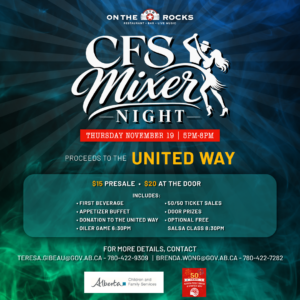 CFS Mixer Night — Nov. 19 (Proceeds to United Way)